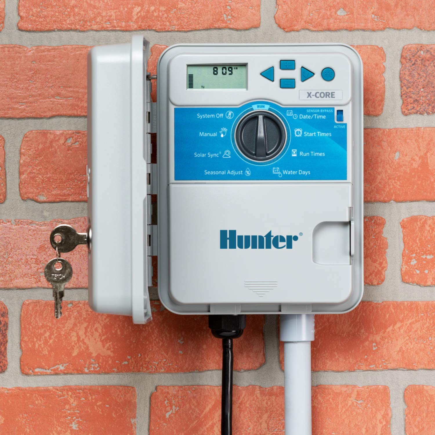 Programming interface of Hunter XC600 supports three programs and four start times.