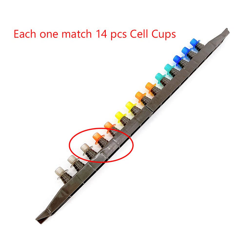 HunterBee JZBZ colorful cell cups add visual appeal to hive