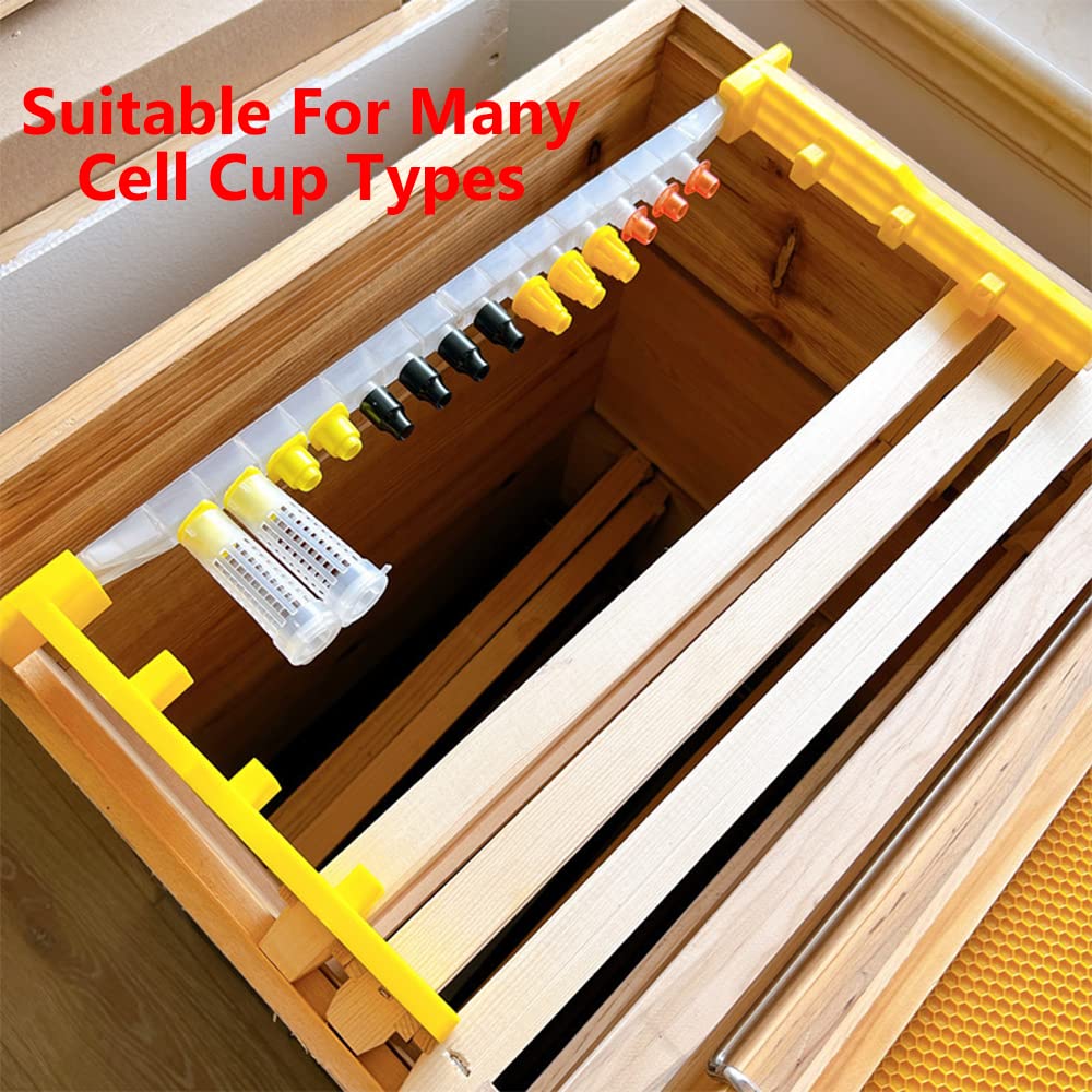 HunterBee JZBZ packaged components for queen cell frame setup