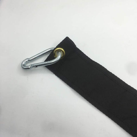 Huouo brass grommets and sewn edges for durable finish