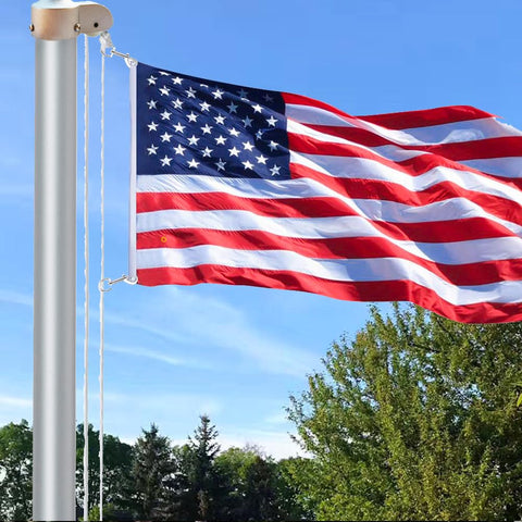 Huouo replacement clips simplify adding an extra flag on windy days.