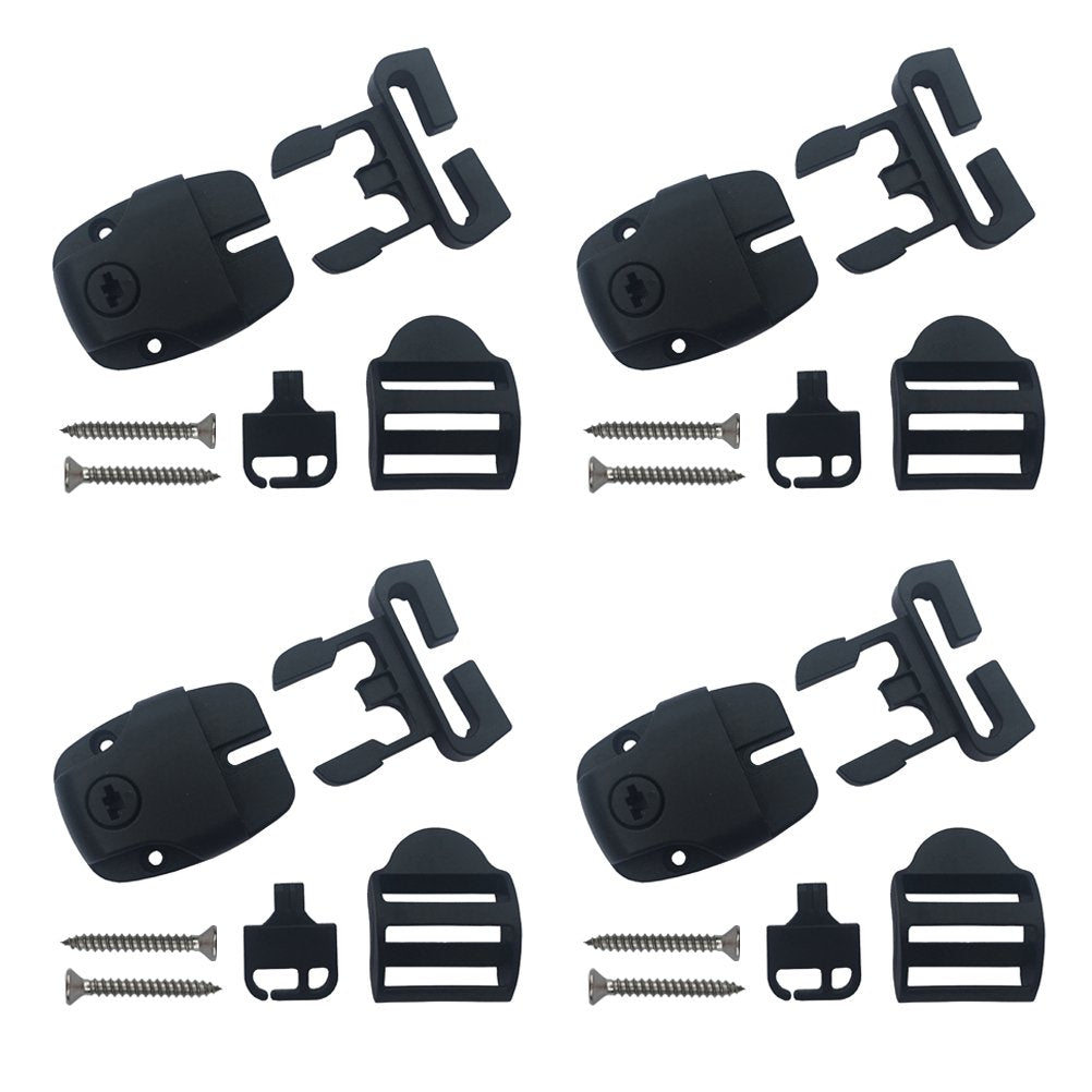 Huouo spa latch repair kit with slot improves safety by eliminating the need to cut.