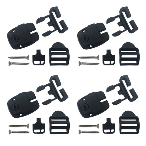 Huouo spa latch repair kit with slot improves safety by eliminating the need to cut.