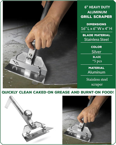 HUOYANSHE splash guard protects hands while preventing splatter during scrapes.