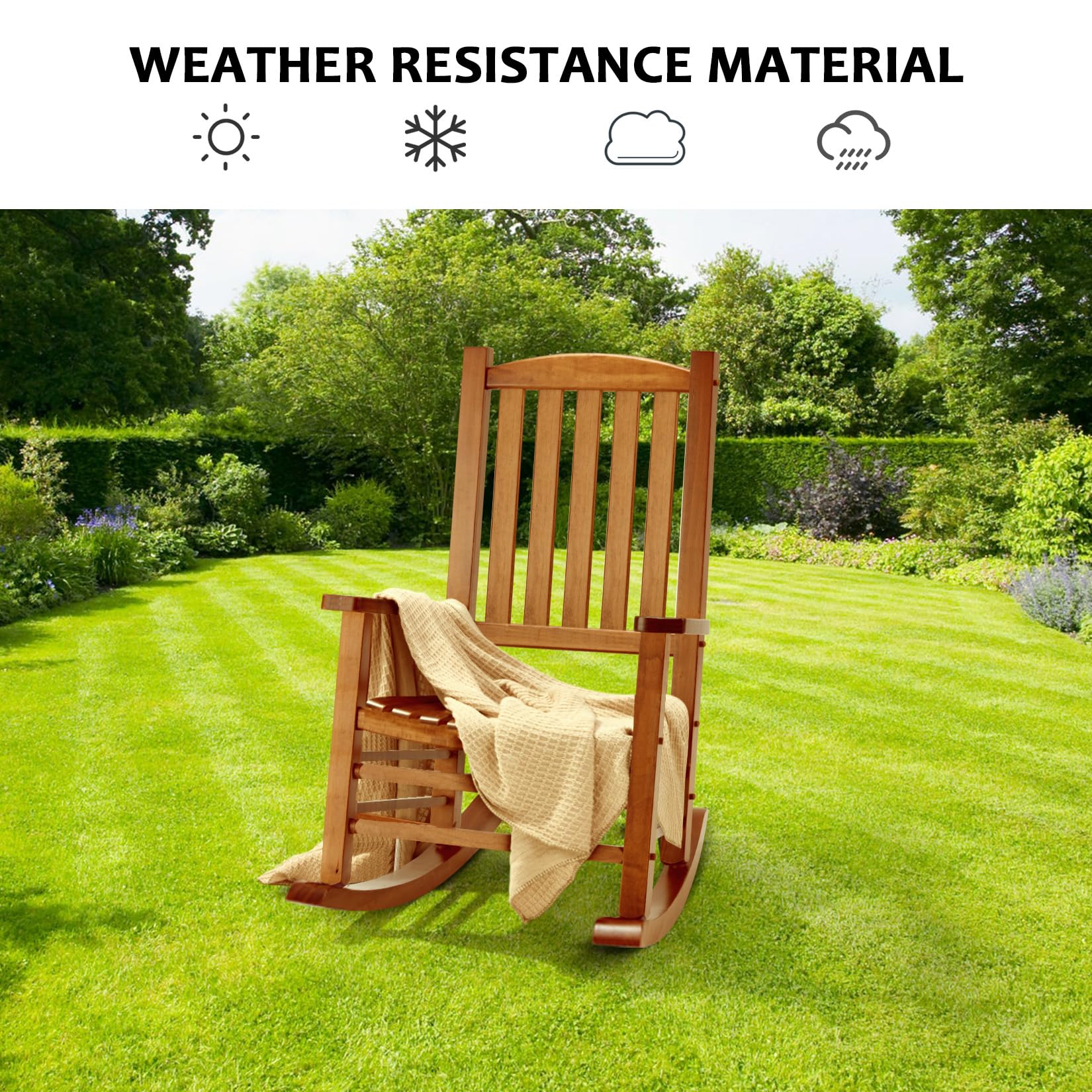 Hupmad smooth rocking arc demonstrating stable, balanced motion outdoors