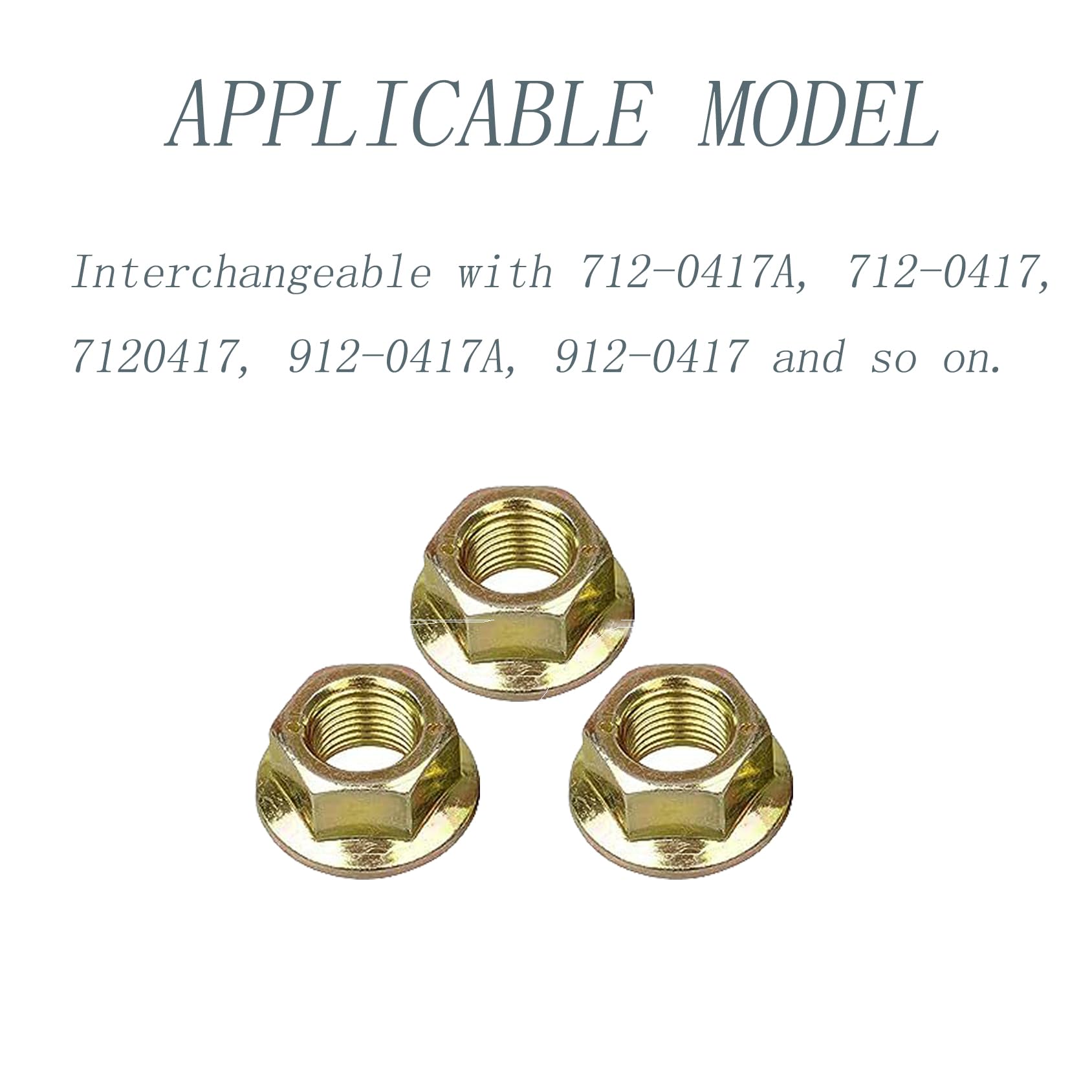 hurricanemanspt blade lock nut closeup with 5/8-18 thread detail.