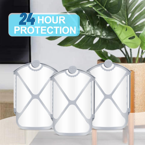 Husaco long-lasting protection refill keeps traps ready for many nights.