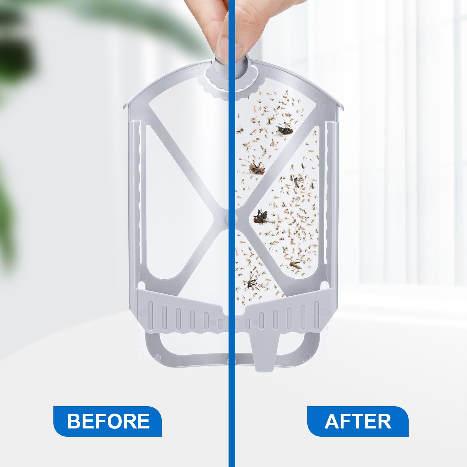 Husaco plug-in trap setup for continuous pest capture.