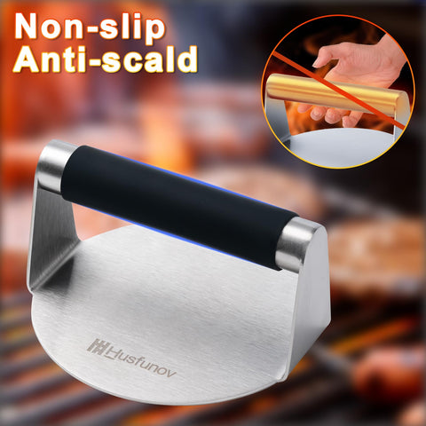 Husfunov anti-scald handle keeps hands safe during pressing