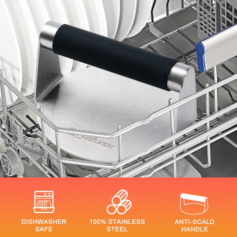Husfunov dishwasher-safe construction simplifies cleaning after cooking