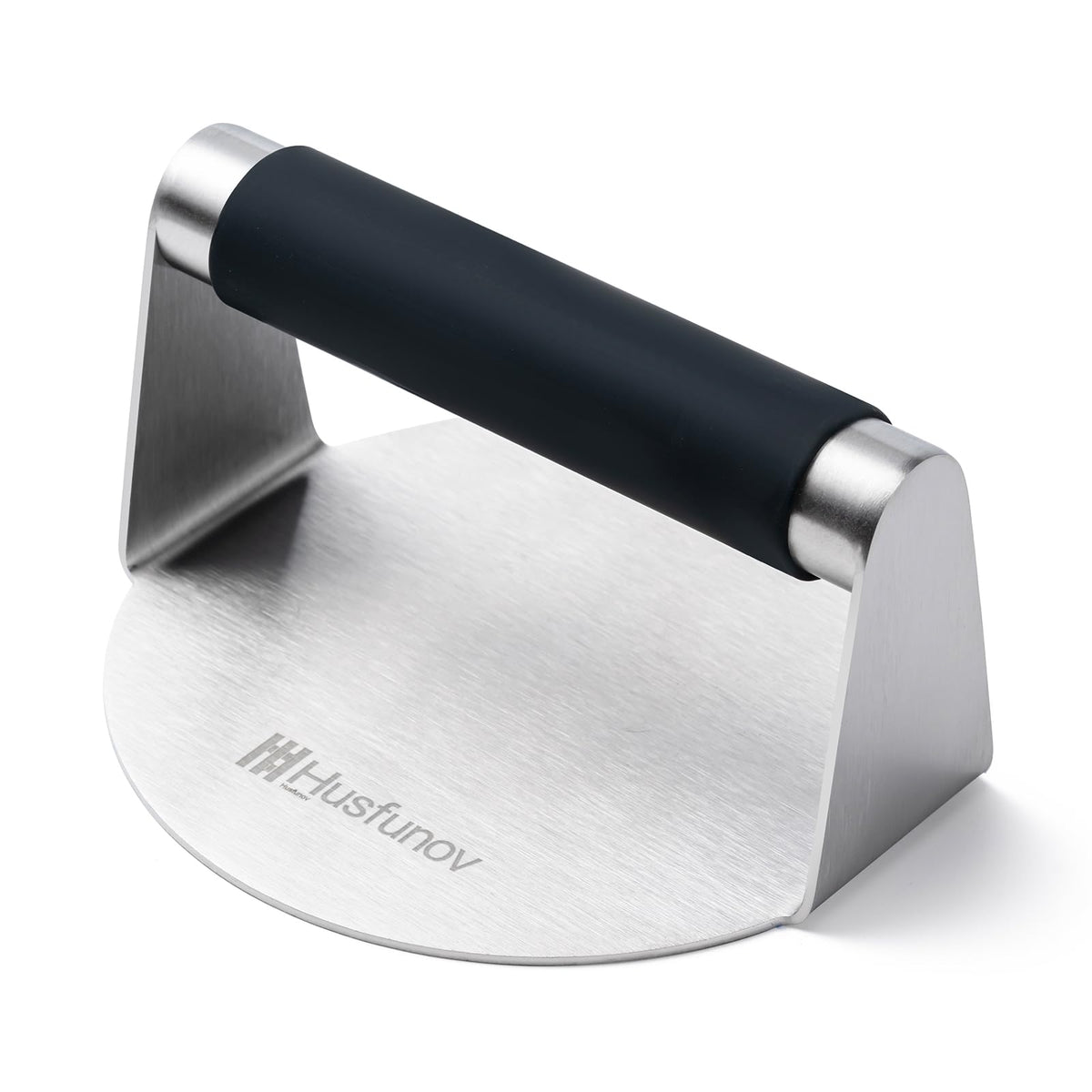 Husfunov burger press with 5.5-inch diameter forms patties evenly