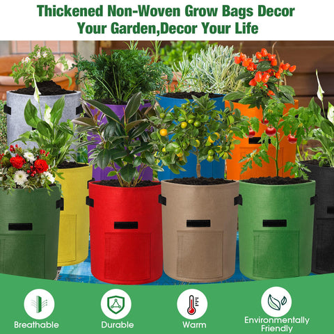 Hushee 10-gallon bags fold flat for compact storage between seasons.