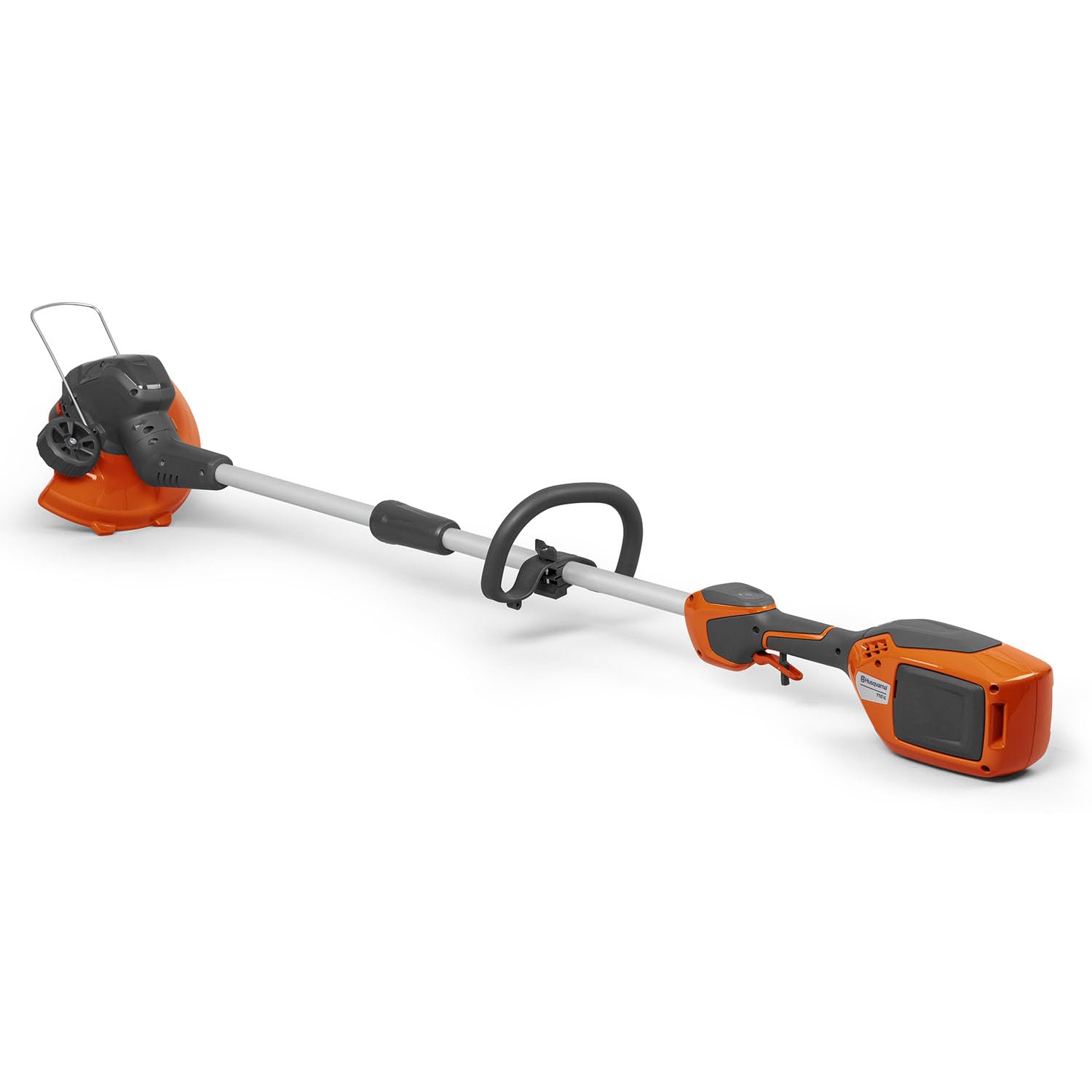 Husqvarna 110iL FLXi trimmer in base configuration for precise edging.