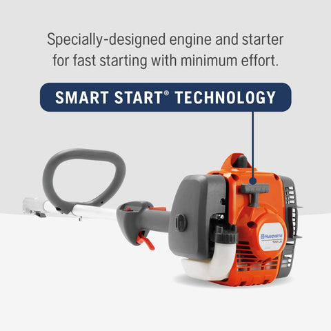 Detachable shaft on Husqvarna 122LK supports attachment swaps for versatility