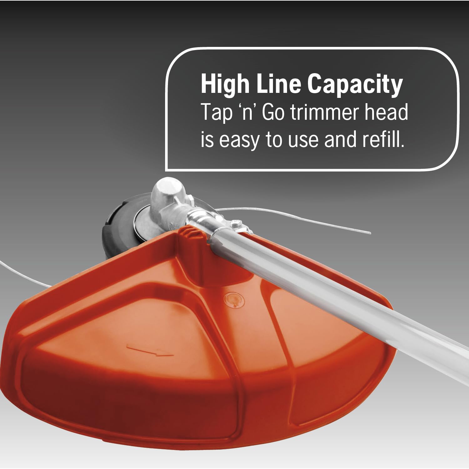 Husqvarna 122LK lightweight design reduces user fatigue during trimming