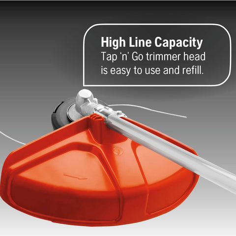 Husqvarna 122LK lightweight design reduces user fatigue during trimming