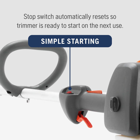 Two-year homeowner warranty for the Husqvarna 122LK