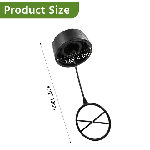 Husqvarna 125B fuel cap assembly compatible with 125B trimmers