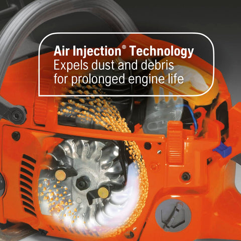 Husqvarna 135 Mark II LowVib reduces fatigue during use.
