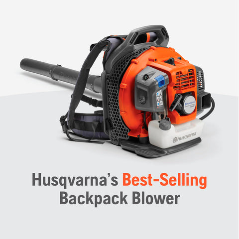 Husqvarna 150BT clears wet leaves with high blowing capacity in real yards.