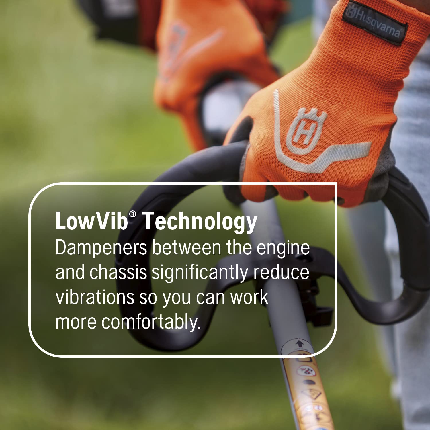 Husqvarna 330LK air purge system aids reliable startup
