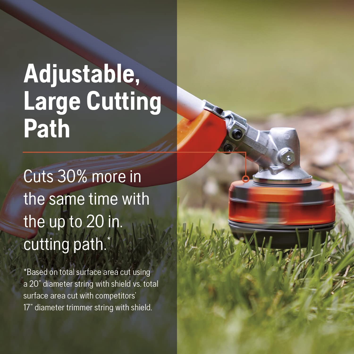 Husqvarna 330LK rapid replace trimmer head for quick line reloads