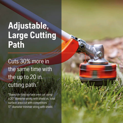 Husqvarna 330LK rapid replace trimmer head for quick line reloads