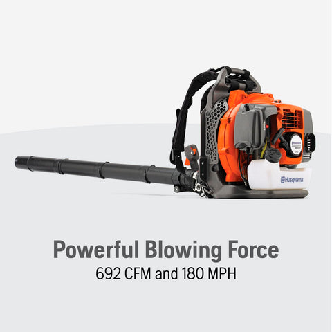 Husqvarna 350BT cruise control and tube throttle for easy operation
