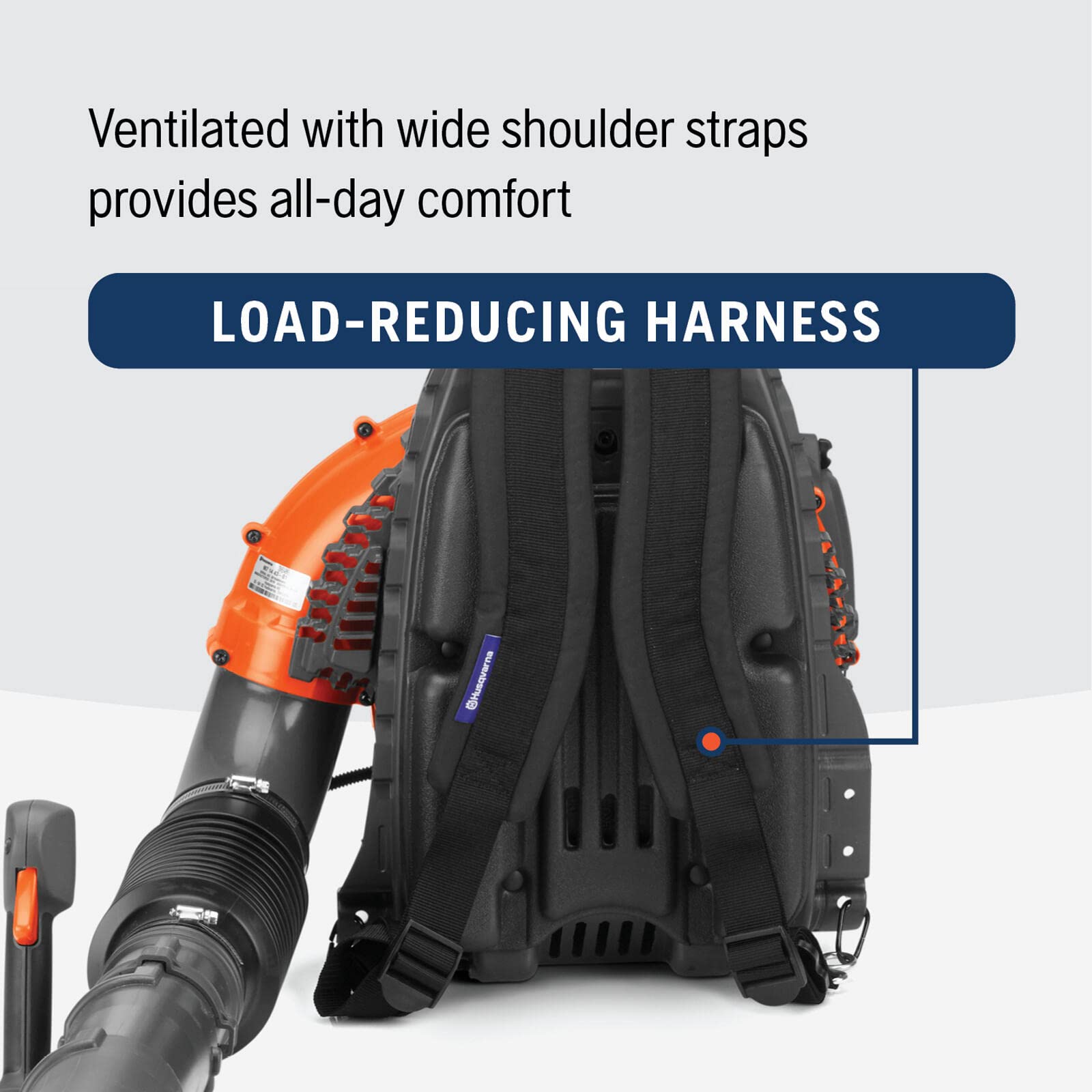 Husqvarna 360BT delivers up to 232 MPH wind speed for heavy debris.