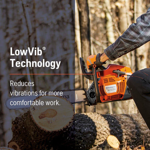 Husqvarna 455 Rancher Air Injection cleans incoming air for longevity