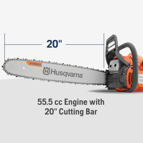 Husqvarna 455 Rancher Smart Start feature enables easy startup