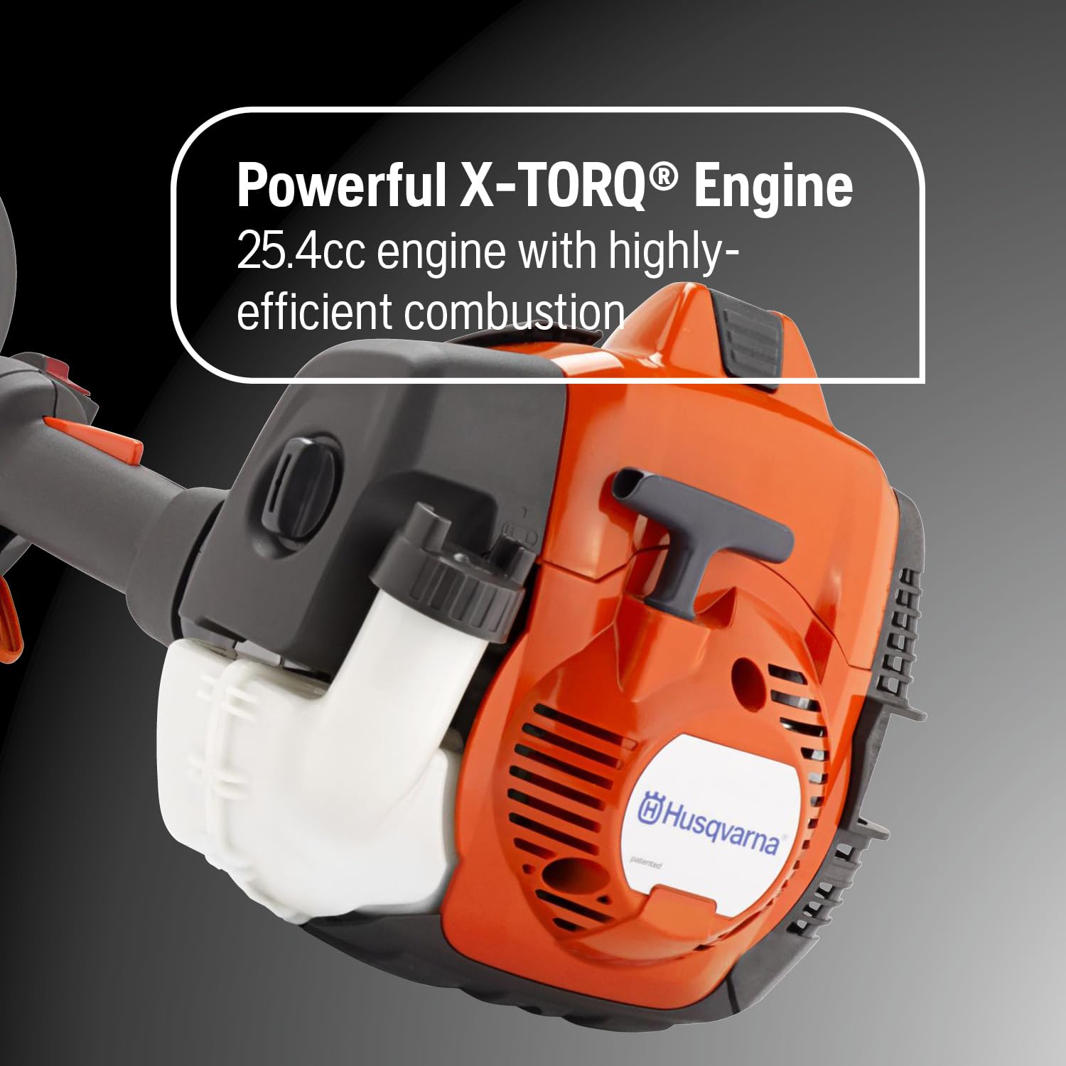 Husqvarna 525L Smart Start Technology for effortless startup in the field.