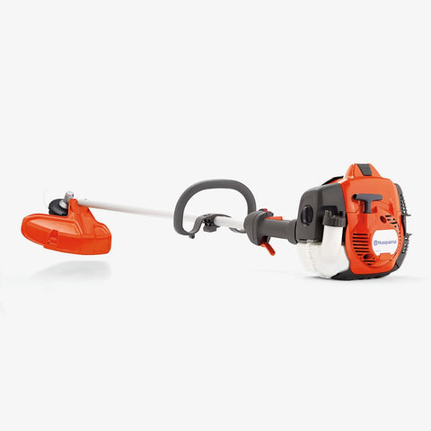 Husqvarna 525L straight shaft weed eater with 17-inch cutting width for fast trimming.