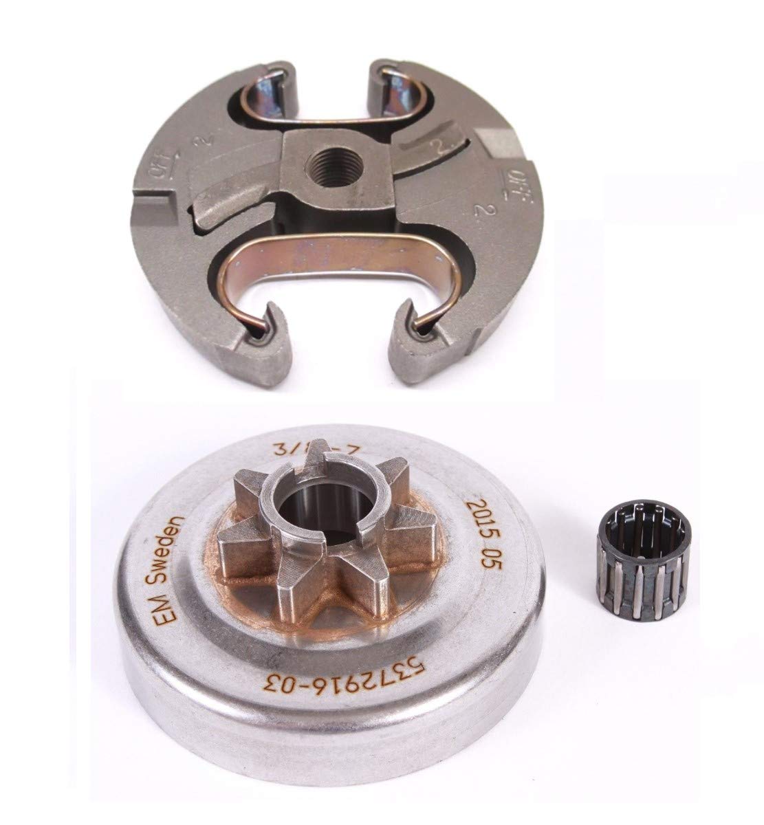 Husqvarna 537110503 clutch close-up for reliable OEM replacement on 455 Rancher