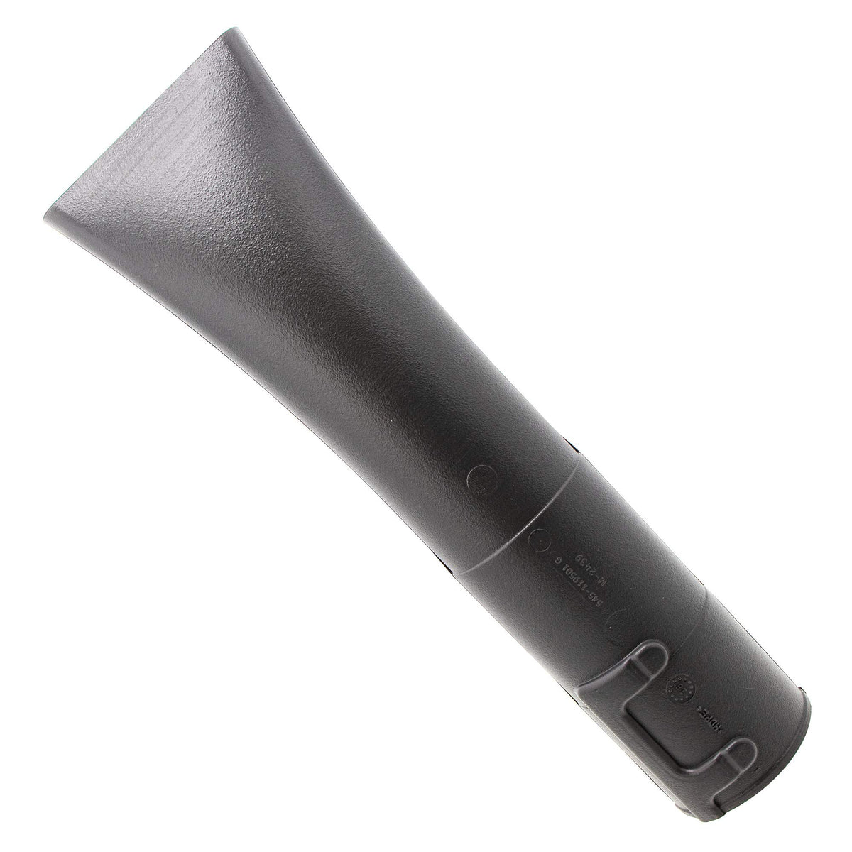Husqvarna 545119501 flare nozzle detail improves airflow for handheld leaf blowers.