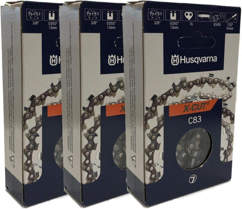Husqvarna 585550072 X-Cut full-chisel chain for precise 20-inch cuts