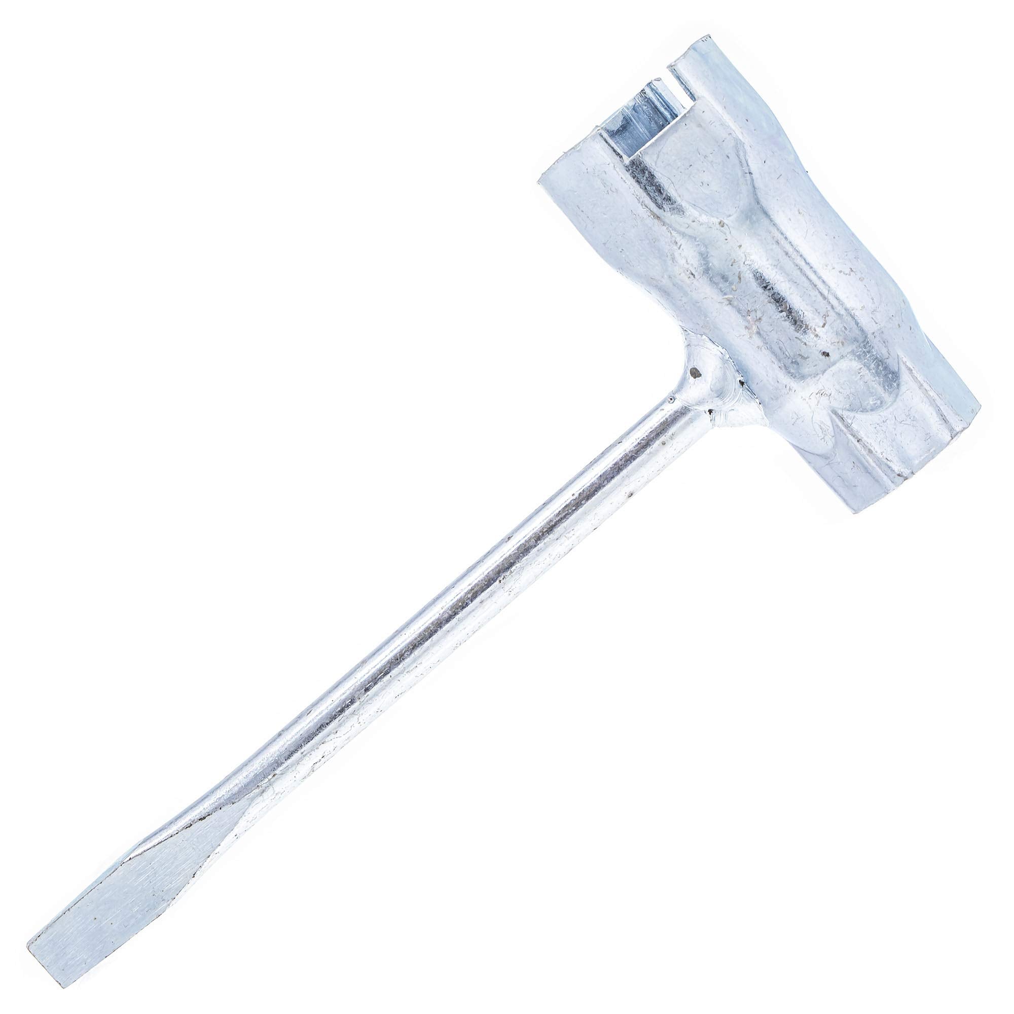 Husqvarna 587417201 bar adjuster tool, front view for precise bar tuning.