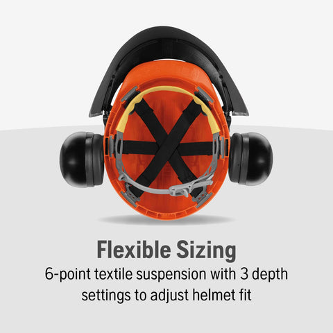 Husqvarna 592752602 adjustable ear muffs for personalized comfort and noise reduction