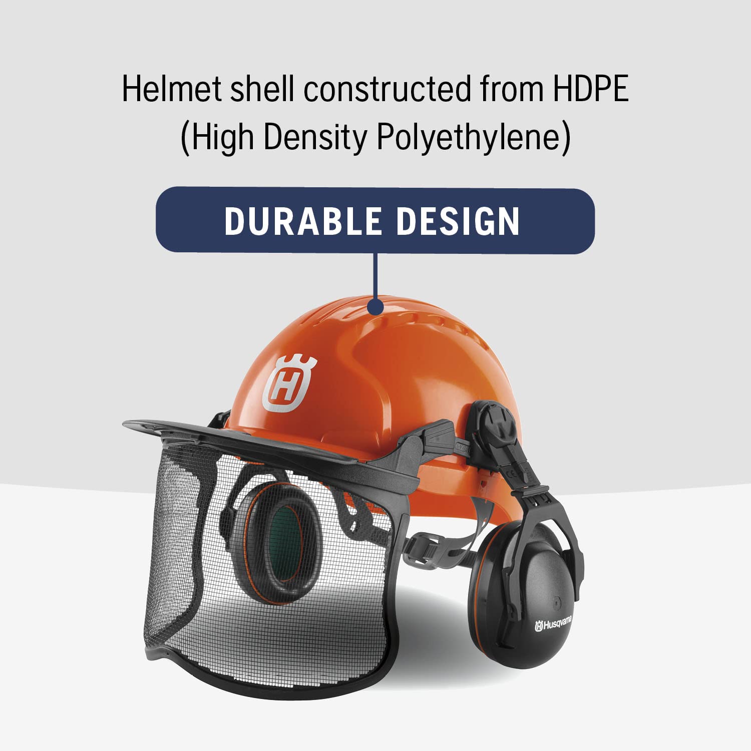 Husqvarna 592752602 sun peak blocks sun glare during outdoor work