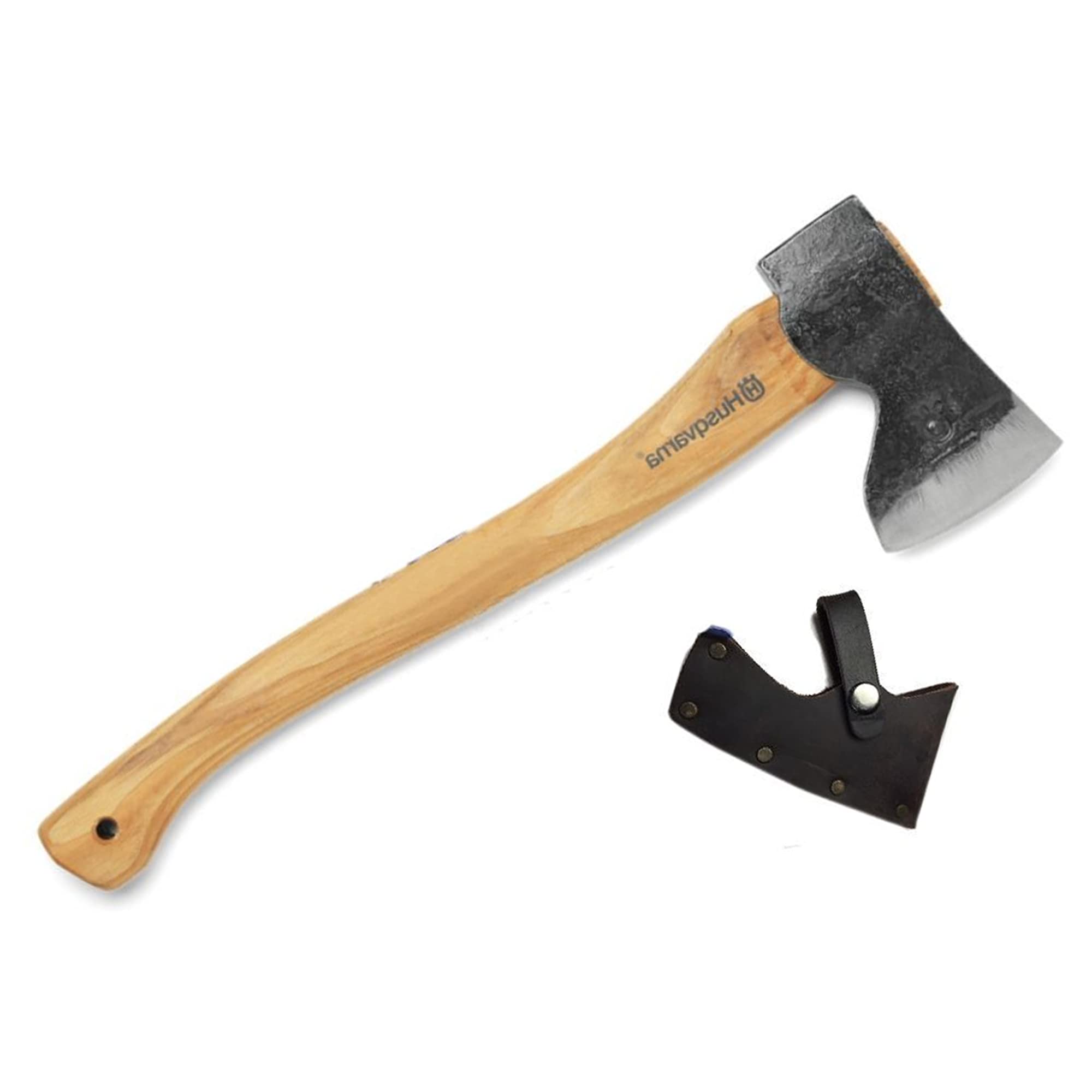 Husqvarna 596271201 wooden curved carpenter axe head enables precise control for carpentry tasks