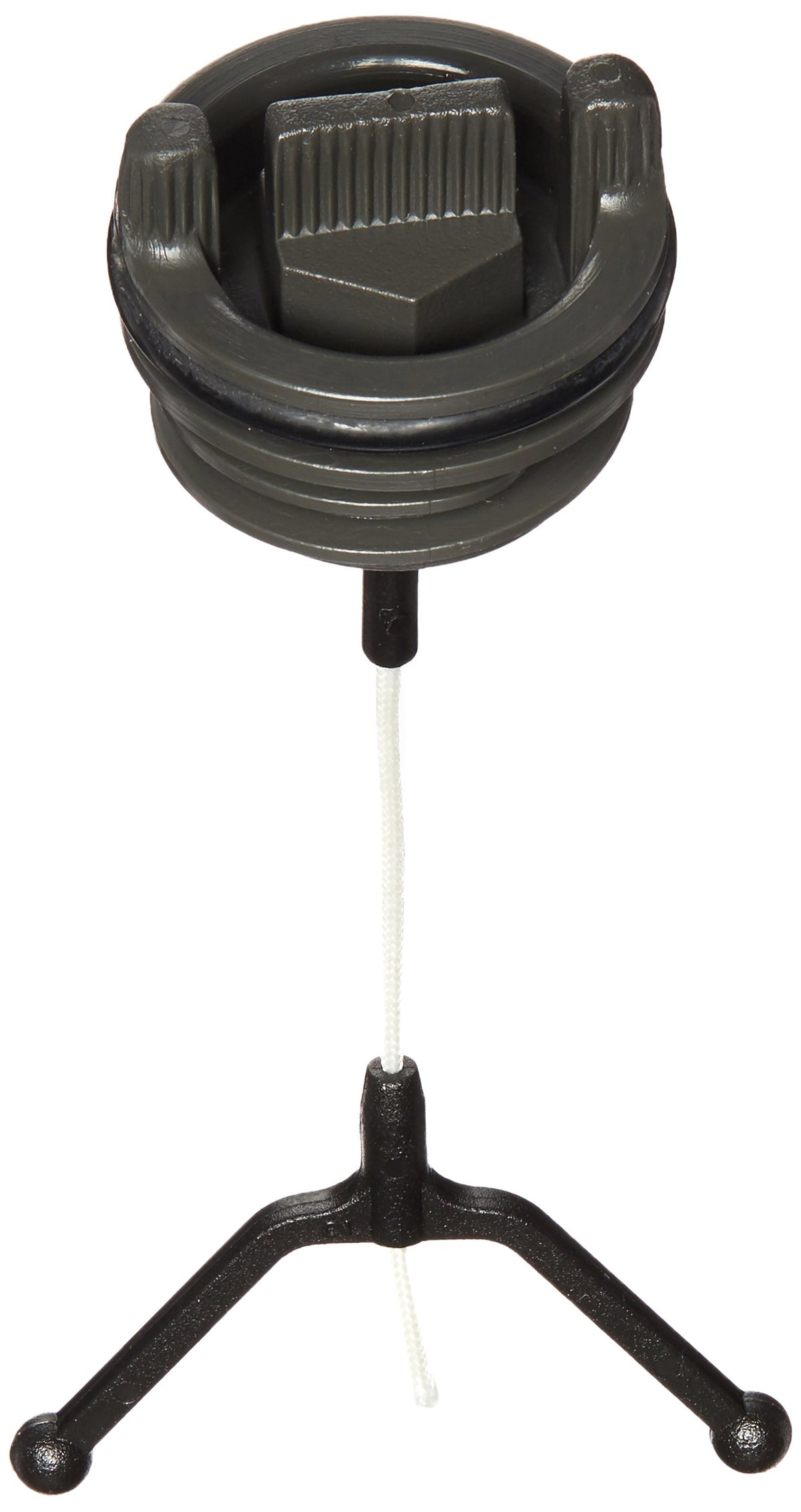 Husqvarna bar and chain oil cap for 51, 55, 136, 141 saws ensures reliable lubrication.