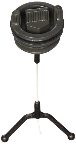 Husqvarna bar and chain oil cap for 51, 55, 136, 141 saws ensures reliable lubrication.