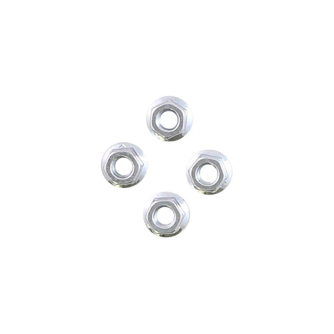 Husqvarna chainsaw bar nuts with flange retention for secure fitting.