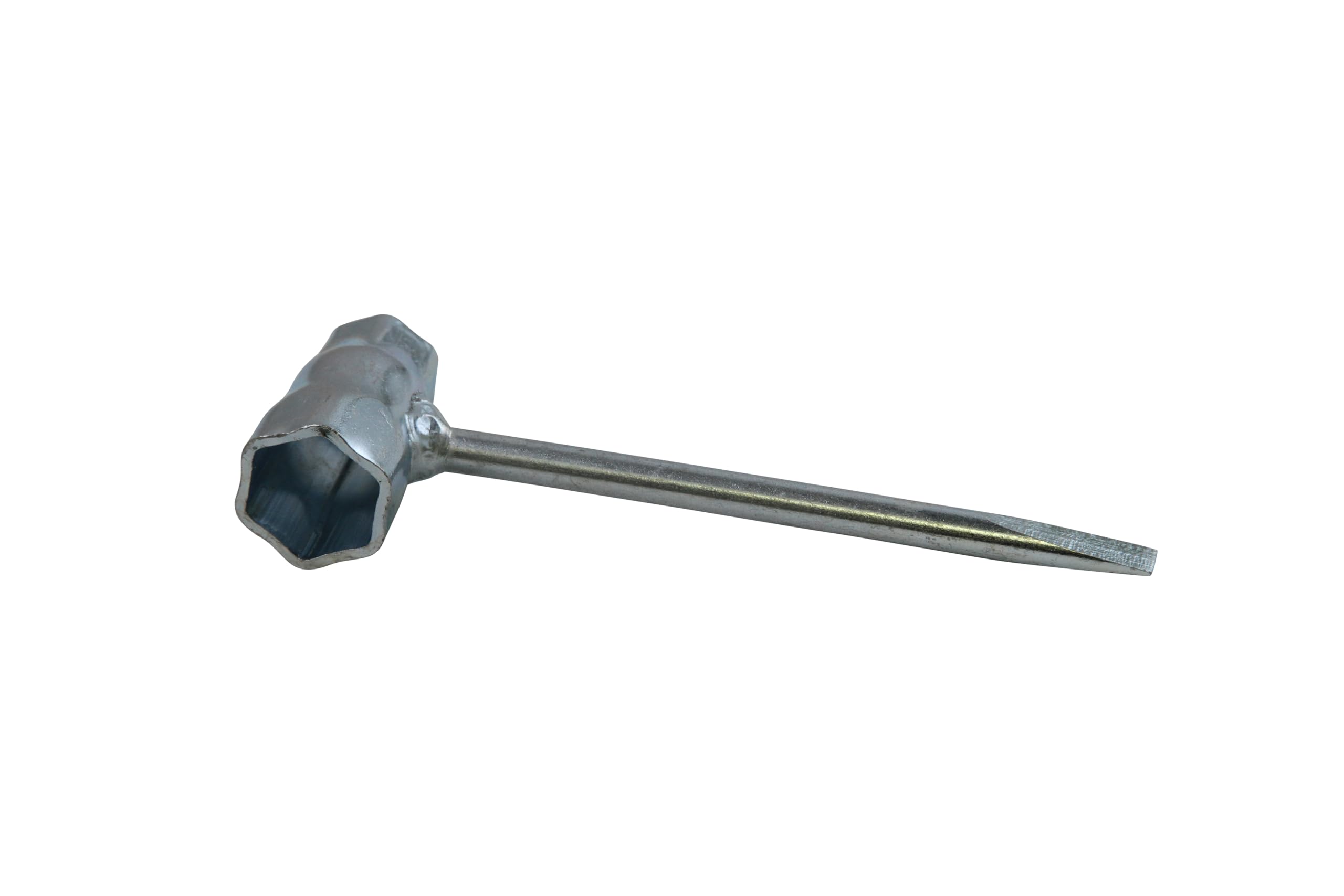 Husqvarna chainsaw scrench-screwdriver side for versatile maintenance tasks.