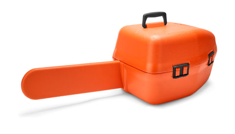 Husqvarna Classic carrying case outer view highlighting durable double-wall construction for protection