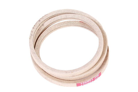 Husqvarna 532132801 drive belt closeup showing OEM construction and material
