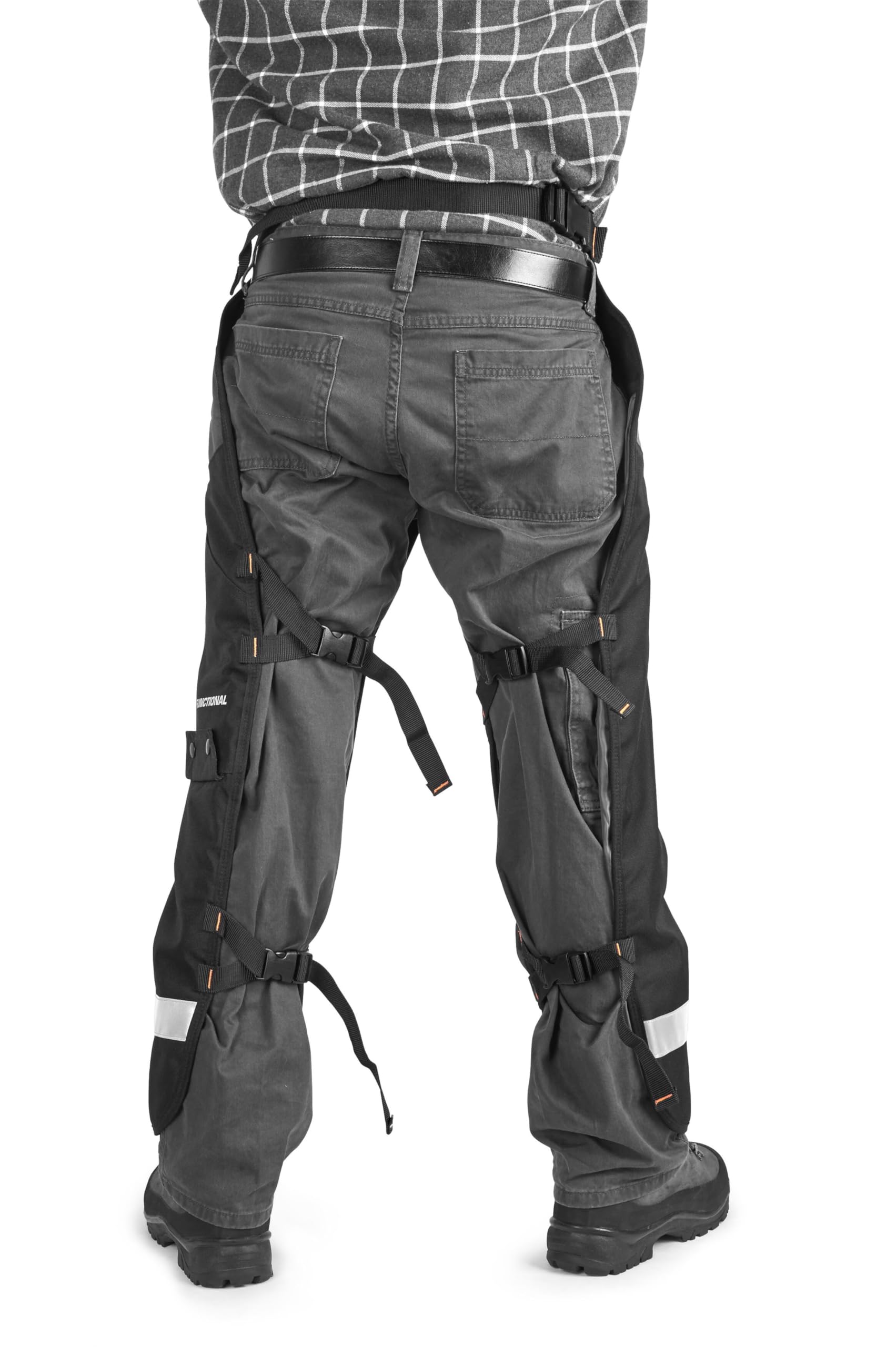 PVC-coated 600 Denier polyester Husqvarna chaps deliver durable protection.