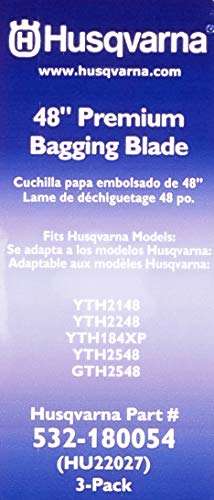 Husqvarna hardened-steel blades close-up deliver smoother cuts and durability.
