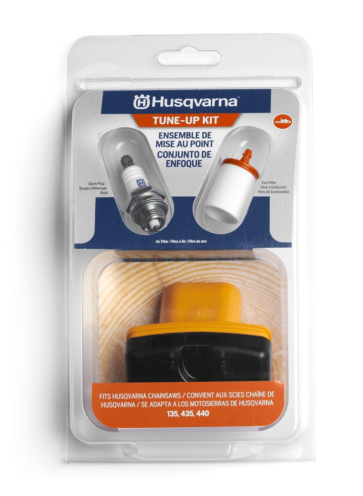 Husqvarna maintenance kit air filter for 135/435/440 chainsaws keeps engine air clean