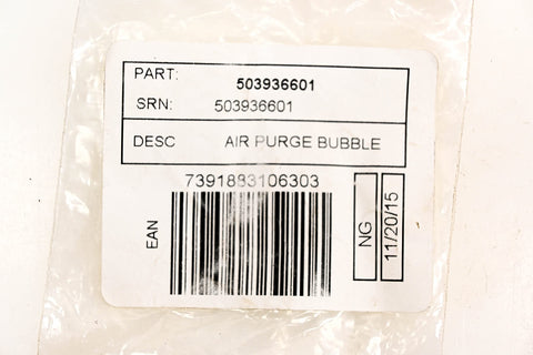 Husqvarna 503936601 OEM part for accurate fuel system priming.
